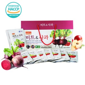 달콤 맛있는 월악산 비트앤사과즙 100ml x 30포 비트즙 사과즙