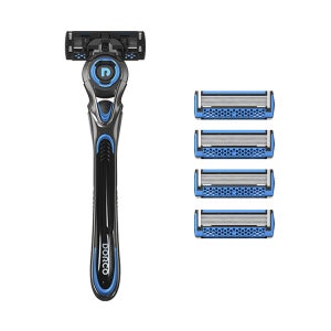 도루코 페이스7 II 프레쉬 면도기 + 면도날4(장착날포함)