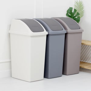 심플 모던 휴지통 쓰레기통 슬림75L 종량제봉투 100L