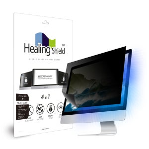 모니터 보안필름 61cm 와이드 A타입 항균 블루라이트차단 양면 정보보안기