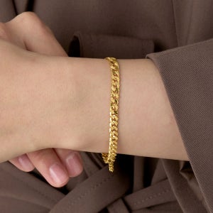 24k 순금 팔각 체인 팔찌 쪼이 11.25g(3) 여자 남자 팔찌