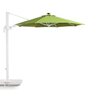 라움라이팅 홀딩 3000 선브렐라 대형파라솔 알루미늄 LED 정원테라스 카페 야외 폴딩 파라솔