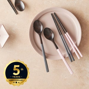 (런칭5주년 50%특별가) 부부수저 2SET 국내제작 옻칠 나무수저세트 젓가락 숟가락세트