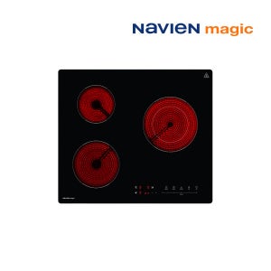 경동 나비엔 매직 빌트인 매립 프리스탠딩 3구 하이라이트 전기레인지 쿡탑