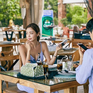 [자체제작] 시어서커 백포인트 원피스