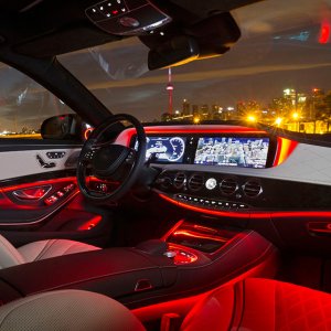 대쉬보드 면발광 무드등 블루투스 12V LED 엠비언트 광섬유 벤츠 BMW