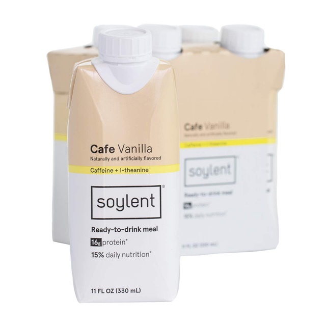 Soylent <b>소이렌트</b> 식사대용 쉐이크 카페 바닐라 330ml 4개 Meal Replacement Shake Cafe Vanilla