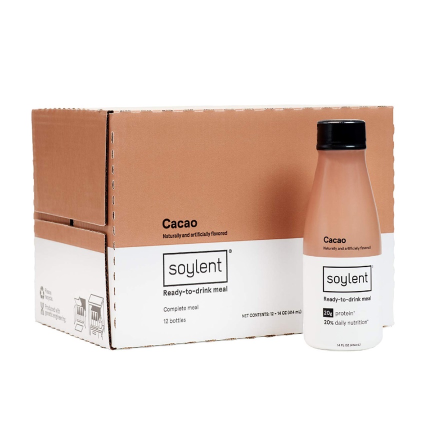 Soylent <b>소이렌트</b> 식사대용 드링크 카카오 414ml 12개 Meal Replacement Drink Cacao