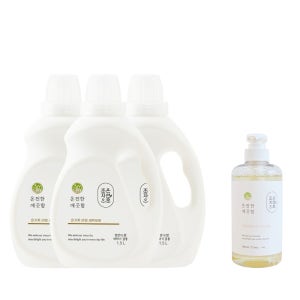 무방부제 알러지프리향 EM 세탁 주방 세제 조은자연으로 세탁 1.5L 주방500ml 3+1