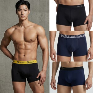 TRY외 남자 드로즈 팬티 10매 세트 남성 사각 팬티 빅사이즈 속옷 쿨 인견 스판