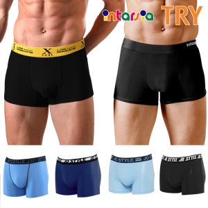 TRY 인따르시아 남자팬티 남성 속옷 드로즈 팬티 10매 세트 스판 사각 인견 빅사이즈