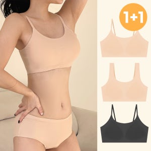 심리스 브라 편한 노와이어 런닝형 스포츠 브라탑 쿨 메쉬 인견 여름 누디 노라인 속옷