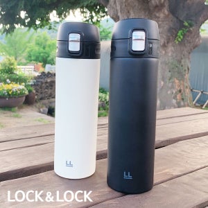 락앤락 모노라이트 텀블러 500ml 1+1 보온보냉 블랙,아이보리