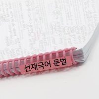 루즈링 전용 라벨클립 책측면에 제목붙이기 핑크 소