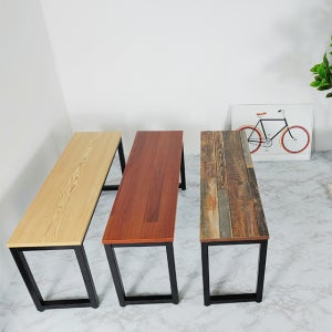 인홈즈 2인용 벤치의자 대기의자 식당 의자