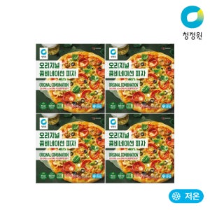 청정원 피자 콤비네이션, 360g, 4개