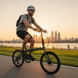 티티카카 플라이트 P8 HD (Plus) 시마노 8단 유압디스크 알루미늄 접이식,P8 HD 무광블랙 반조립