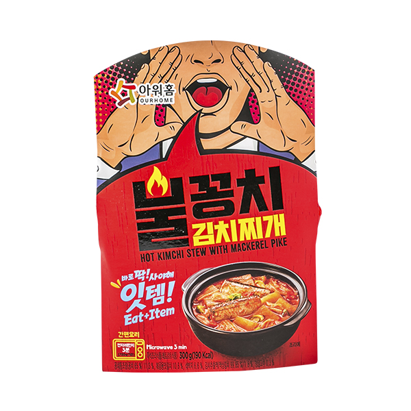 아워홈 불꽁치김치찌개 간편식 식사