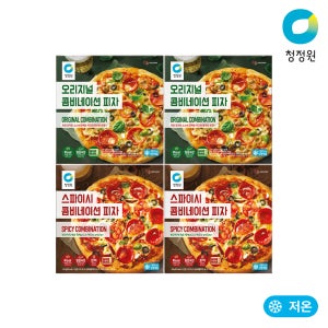청정원 오리지널 피자 360g 외 1종 총4개
