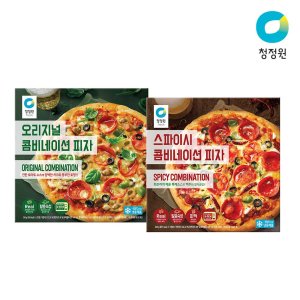[청정원] 오리지널 피자 2개 + 스파이시 피자 2개