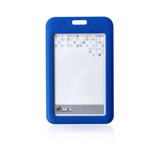 빅드림 6634 밀키 사원증 ID 목걸이 명찰 이름표 (세로) 블루 6개입 (끈 별도)