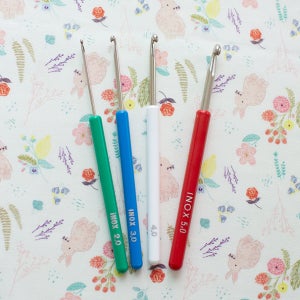 이녹스코바늘 플라스틱 모사용코바늘 뜨개바늘