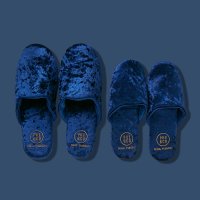 [PUEBCO] VELVET SLIPPER - NAVY / 푸에브코