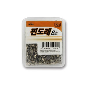 청룡조구 핀도래 1-16호 벌크 스냅도래 문어 쭈꾸미 낚시자작채비