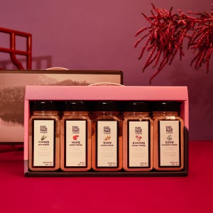 딜리셔스마켓 천연조미료 선물세트 중형 5종선물세트(다시마 표고 생강 새우 함초)