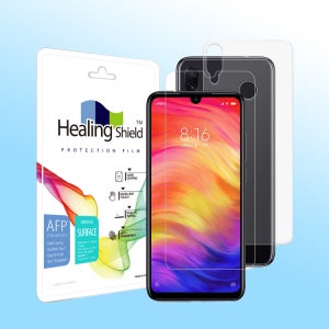 샤오미 홍미노트7 프로 올레포빅(투명) 액정보호필름2매 후면1매