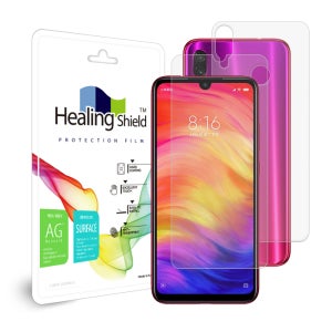 샤오미 홍미노트7 프로 저반사 지문방지 액정보호필름2매 후면1매