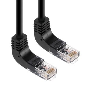 기가비트 CAT5E 상향 꺾임 2M UTP LAN선 인터넷케이블