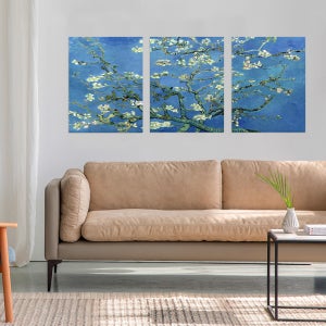 위모던 분할 명화 세트 거실 벽 인테리어 캔버스 액자 해바라기 몬드리안 호아킨 그림 12종