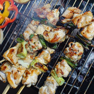 고우하 왕파닭꼬치 닭다리살 25cm 500g, 1개