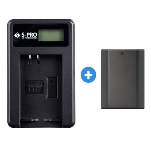 무료 NP-FZ100 LCD 호환 충전기+배터리 A7S3 A7 III