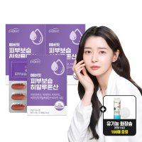 권나라 에버핏 피부보습 히알루론산 30캡슐 3박스(3개월분)+유기농 원형 화장솜 1개(100매)