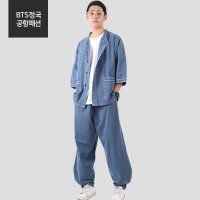 [남여공용] 30수 브이넥 세트 (BTS 정국님, 뷔님 공항패션)개량 생활한복 법복