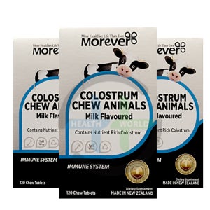 초유 단백질 분말 120정 3개 씹어먹는 락티움 파우더 뉴질랜드 모에버