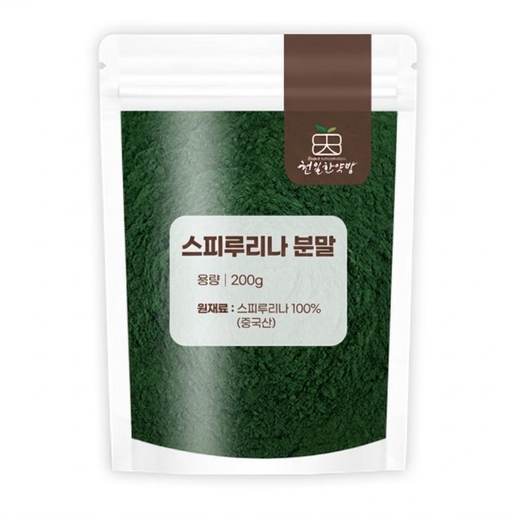 <b>스피루리나</b> 100% 분말 가루 200g
