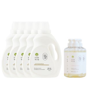 무방부제 알러지프리향 EM 세탁 주방 세제 조은자연으로 세탁 1.5L 주방500ml 5+3