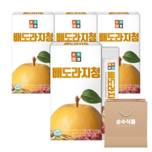 배도라지청 스틱 4박스(120포) 생강 대추 꿀 순수식품