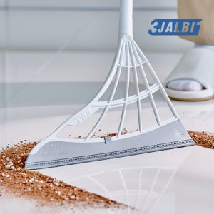 쓰리잘비2 길이조절형 / 고양이털 제거 물 먼지 머리카락 뭐든지 쓸리는 실리콘 슈퍼빗자루