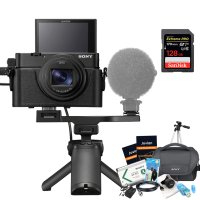 [소니정품] 소니 DSC-RX100M7/128G+배터리+VCT-SGR1 브이로그키트+브라켓 /풀패키지RX100 VII (최신상품)ED