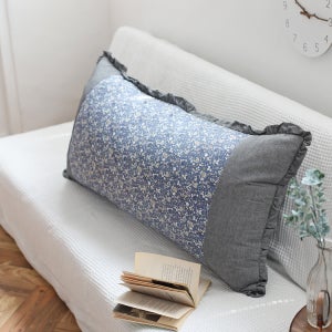 순면 등받이쿠션 대형헤드쿠션 플로럴