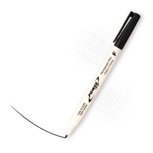 자바 파워 유성펜 F 0.8mm 네임펜