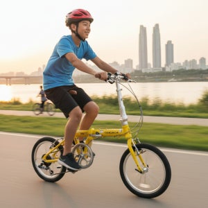 티티카카 미니 F7 - 시마노7단 알루미늄 16인치 접이식미니벨로 (신장 140부터 탑승가능 )