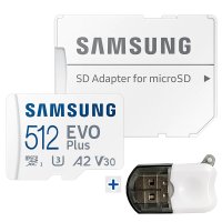 삼성전자 정품 갤럭시 탭 S9플러스 S20울트라 외장메모리 EVO PLUS 마이크로SD 512 기가