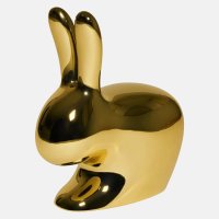 [Qeeboo] 퀴부 RABBIT CHAIR large - gold (토끼의자)