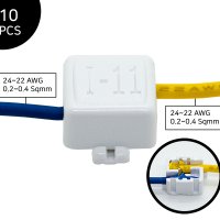 알파오 무탈피 순간접속 커넥터 I-11(전선규격 0.2-0.4㎟) 10개