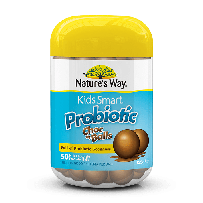 네이쳐스웨이 <b>키즈</b>스마트 <b>프로바이오틱</b> 초코볼 50정 NATURES WAY KIDS SMART PROBIOTICS CHOC BALLS 50BALLS